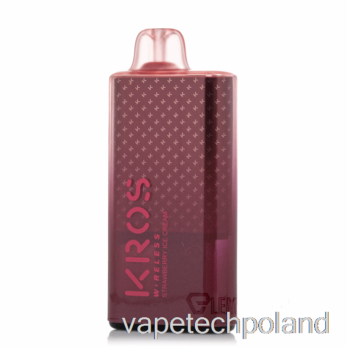 Vape Pen Kros Wireless 9000 Jednorazowe Lody Truskawkowe